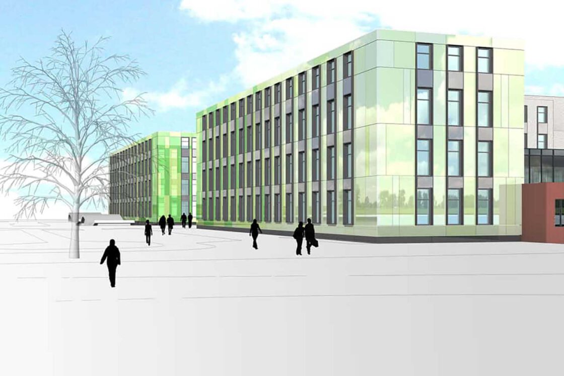 Fassadenstudie Knappschaftskrankenhaus