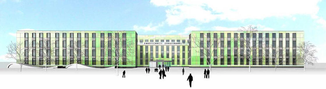 Fassadenstudie Knappschaftskrankenhaus