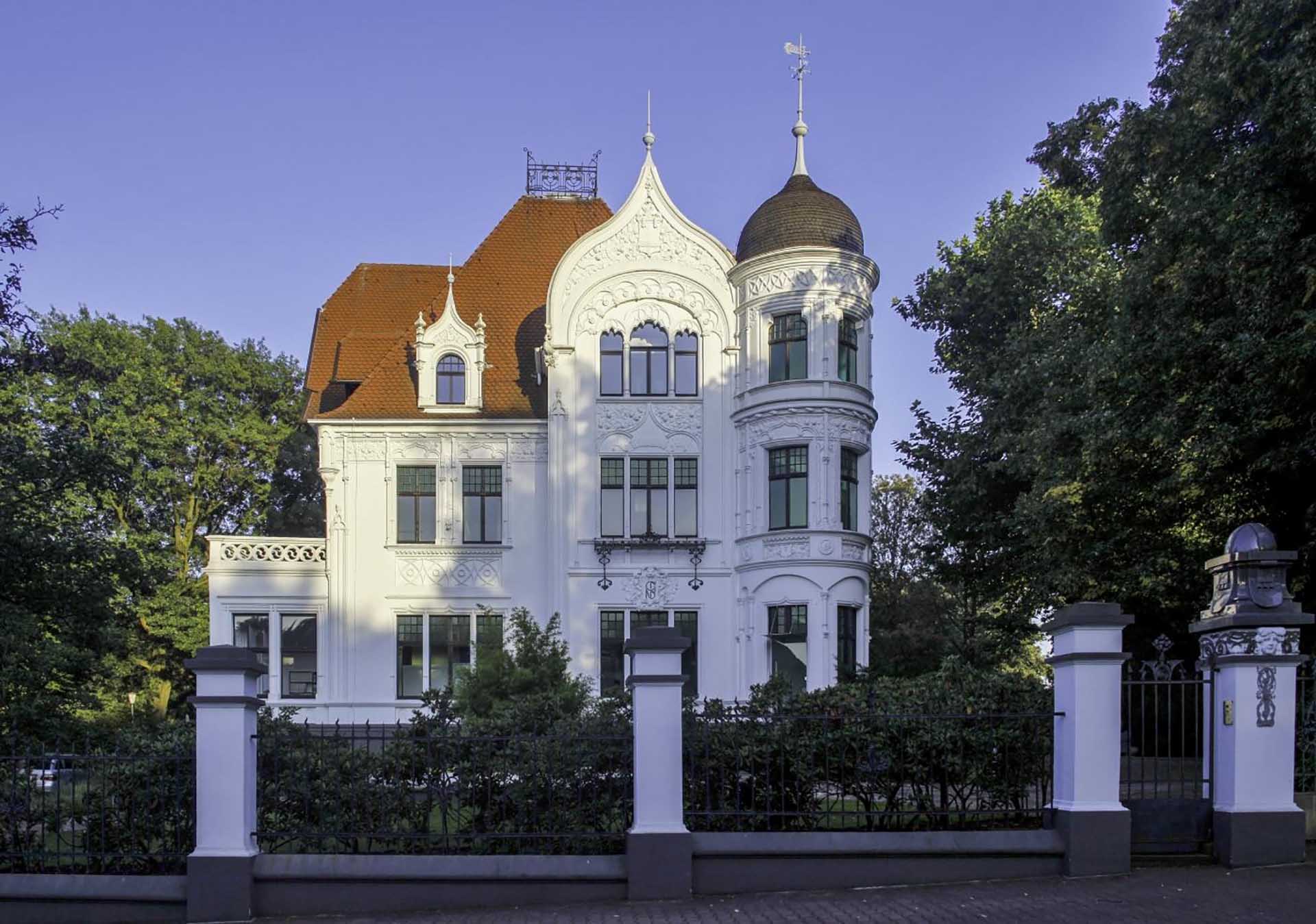 Villa Dickmann in Bottrop, erbaut 1901-03 nach Plänen des Architekten Nebel.